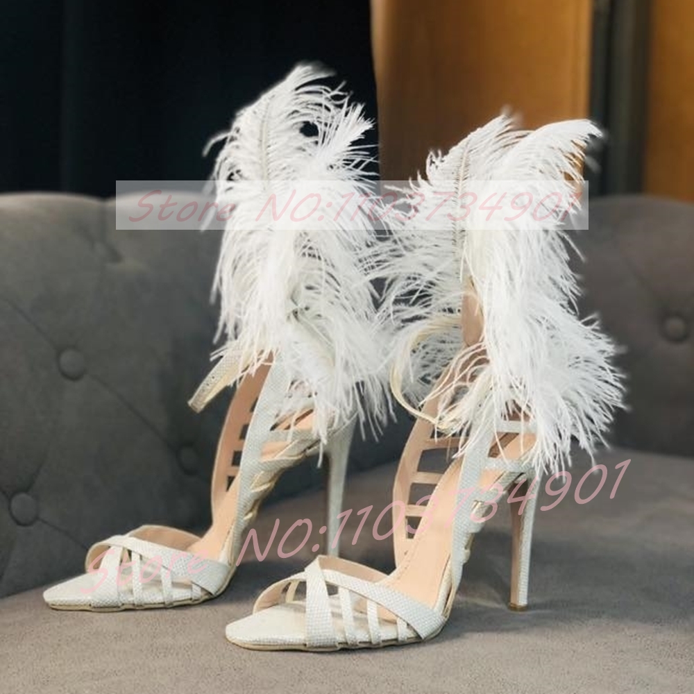 Women'S Shoes Trendy - Sandal Stiletto Payet Bulu Glamor Sandal