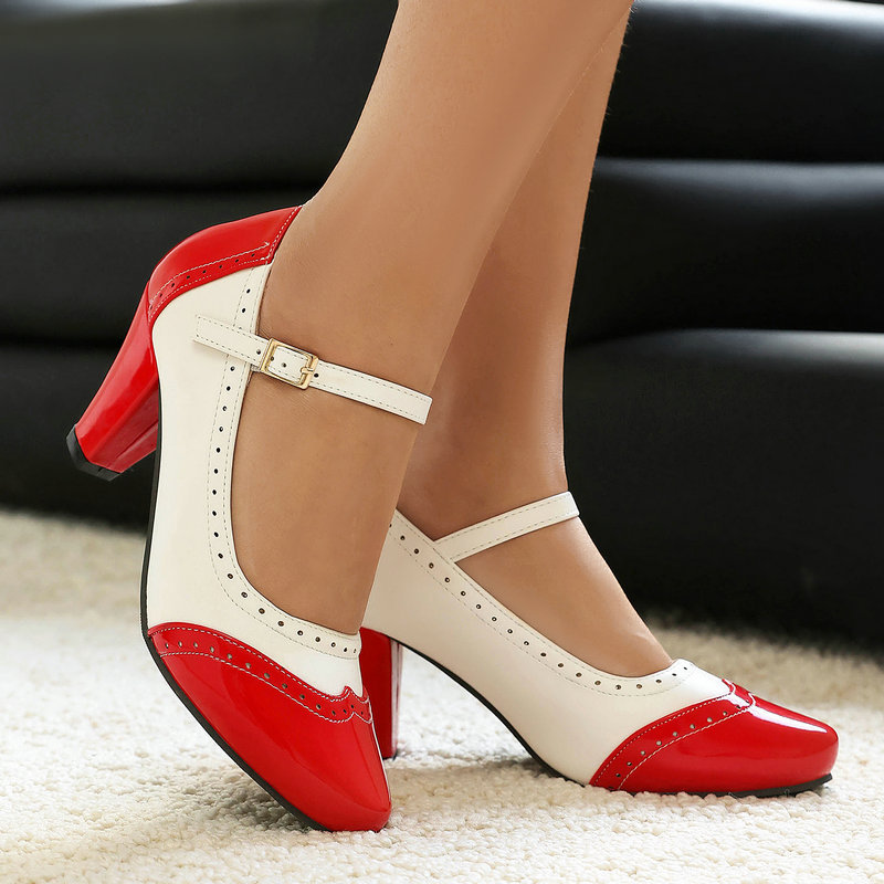 Women'S Xti Shoes - Sepatu Mary Jane Wanita Kulit Paten