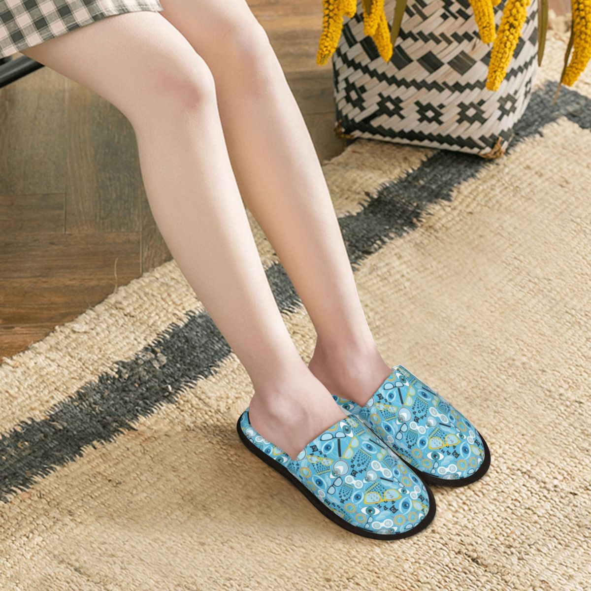 Sandal Rumah Custom Clear Visi - Women Shoes Chart Size ulasan dan harga
