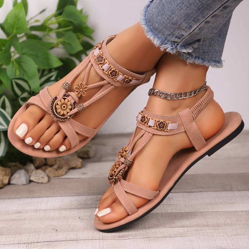 Sandal Sol Lembut Angin Etnik  - Women'S Shoes Plus Size ulasan dan harga