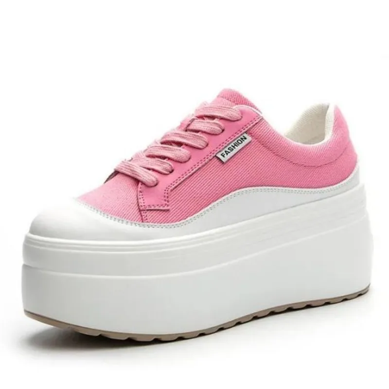 8cm baru kanvas kulit asli wan - Women'S Shoes Com ulasan dan harga