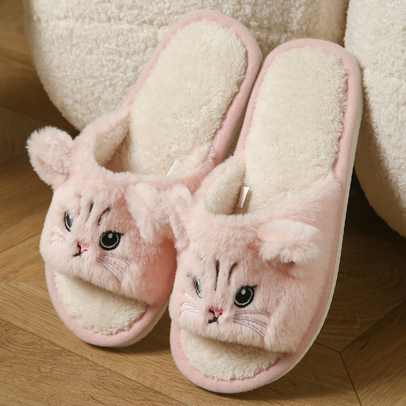 Sendal Jepit Bulu Kucing Lucu  - Women'S Shoes For Flat Feet ulasan dan harga