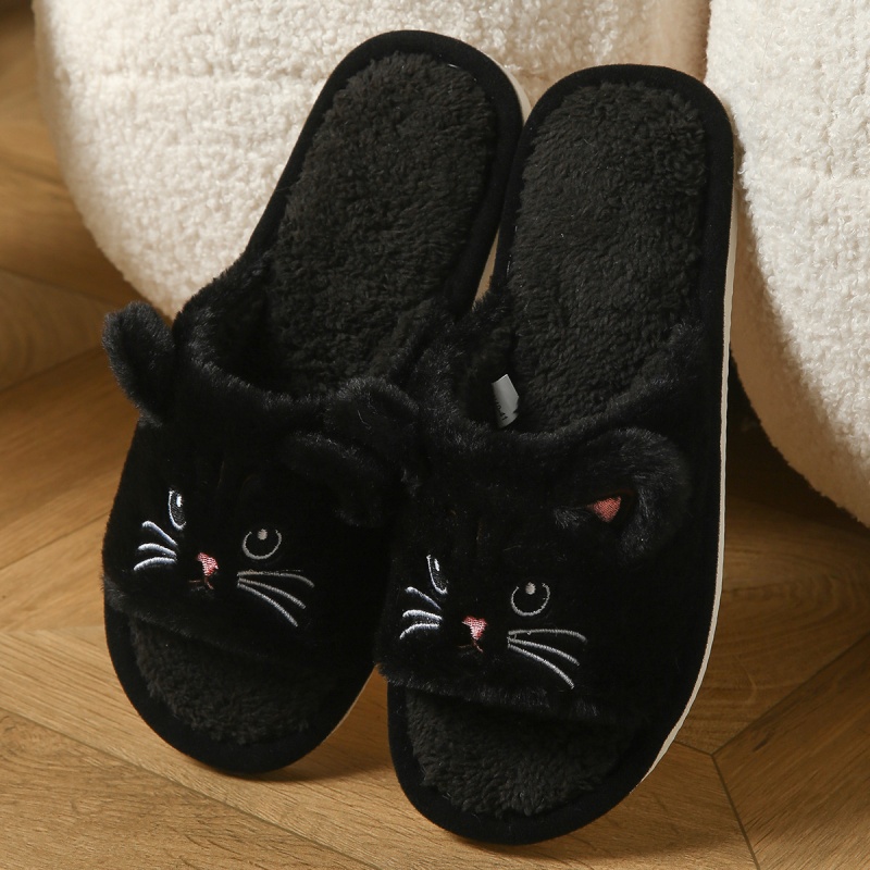 Sendal Jepit Bulu Kucing Lucu  - Women'S Shoes For Flat Feet ulasan dan harga