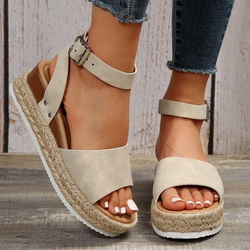 Sandal Wanita Model Wedge Gaya - Women'S Shoes Trendy ulasan dan harga