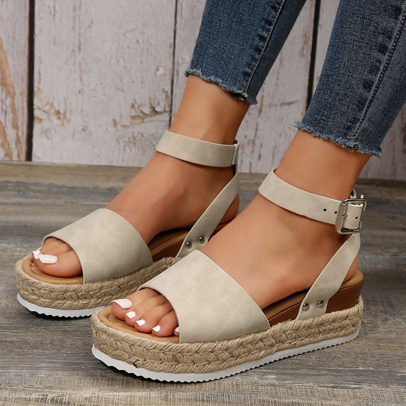 Sandal Wanita Model Wedge Gaya - Women'S Shoes Trendy ulasan dan harga