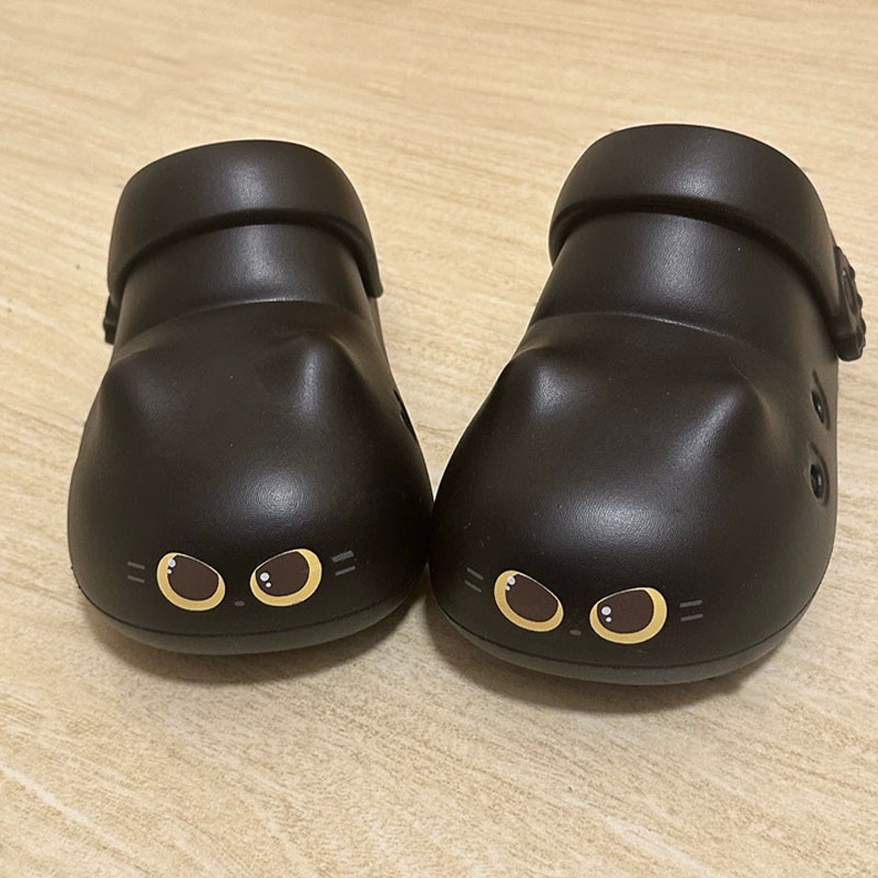 Sandal selop kucing hitam krea - Women'S Shoes For Flat Feet ulasan dan harga